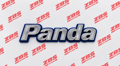 Scritta panda posteriore fiat - posteriore,