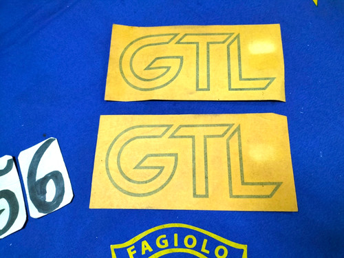 Adesivo gtl scritta - adesivo, "