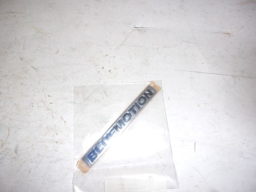 Scritta sigla bluemotion - sigla,
